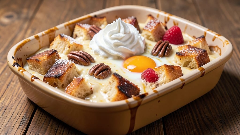 B Sweet Bread Pudding Recipe: Vanilla-Infused Warmth With Silky Caramel Swirls