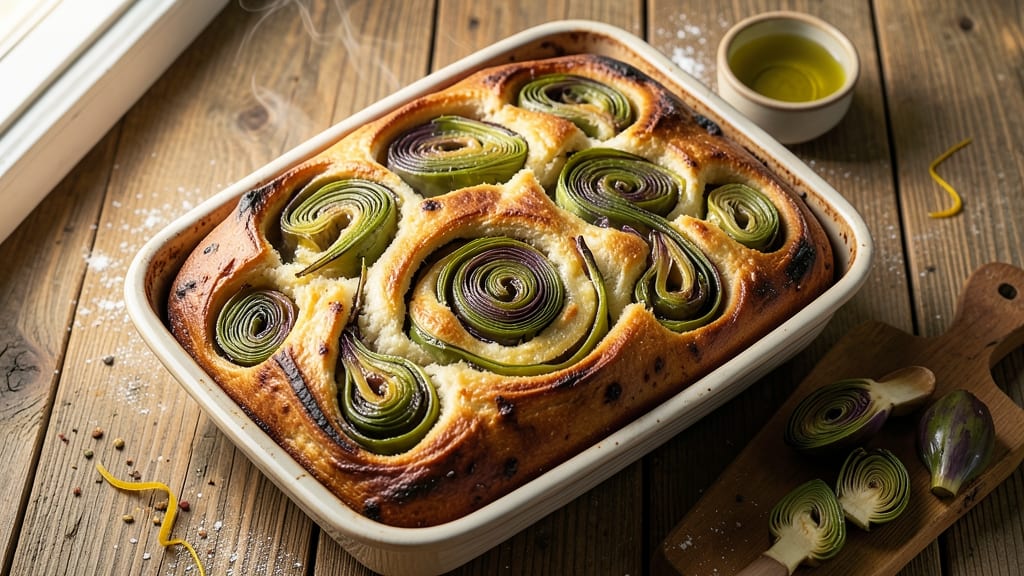 Artichoke Stuffed Bread Recipe: Herb-Infused Crust With Gooey Hearts