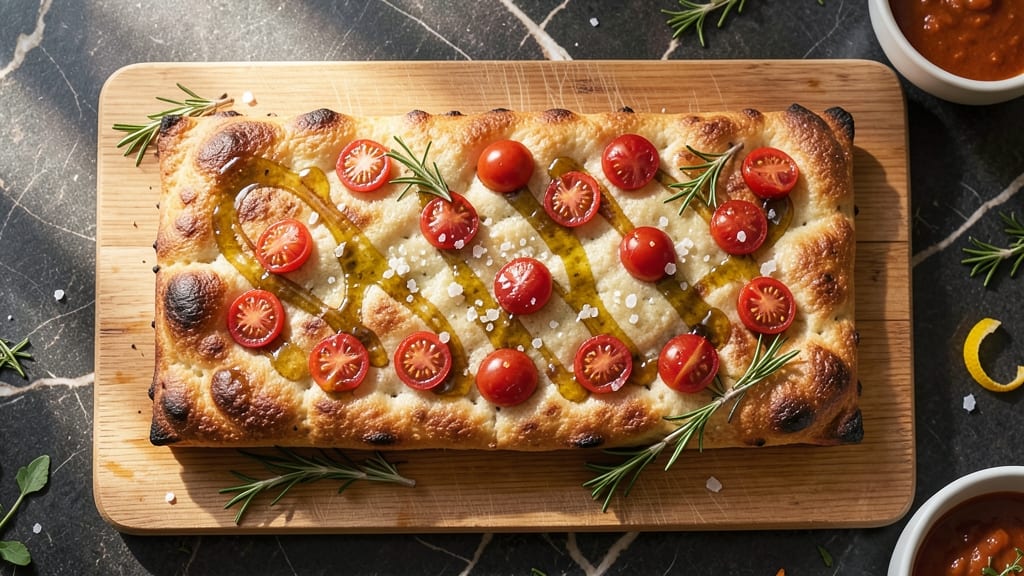 Anna Olson's Focaccia Bread Recipe: Olive Oil Pool With Herbed Crust Magic