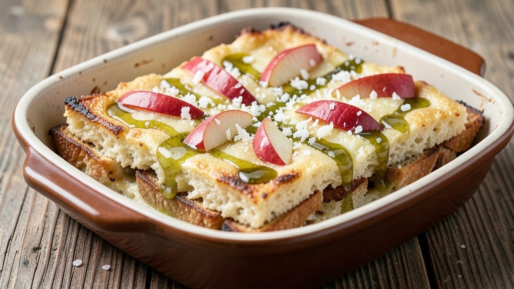 Apple Tuscan Bread Pudding Recipe: Caramelized Apples and Spiced Crust Magic