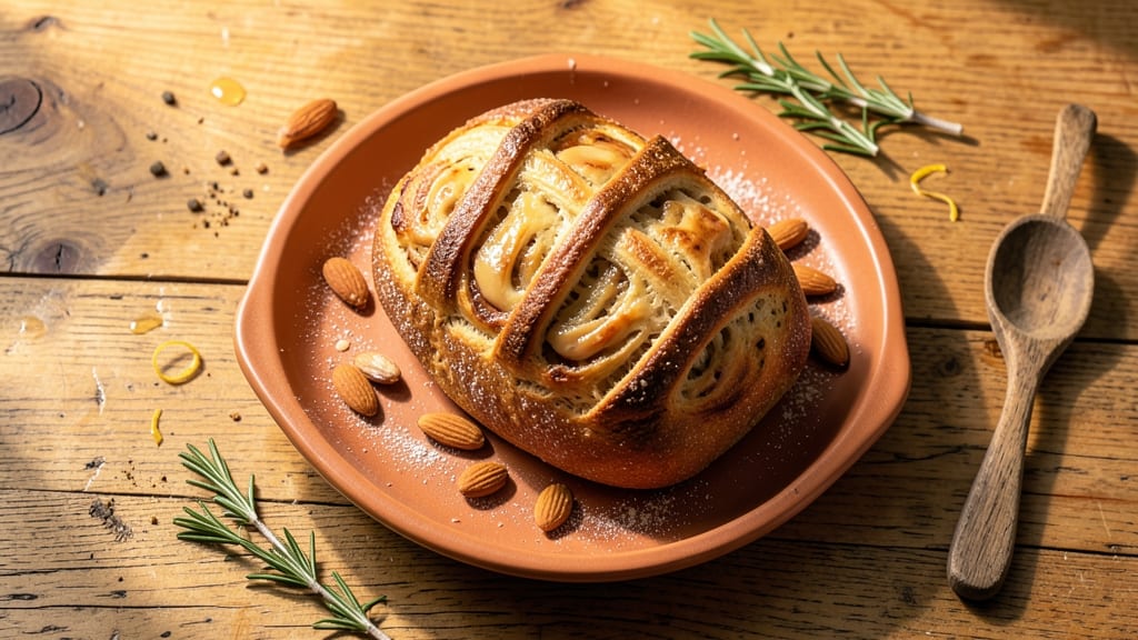 Almond Paste Bread Recipe: Nutty Swirls and Crispy Crown Magic