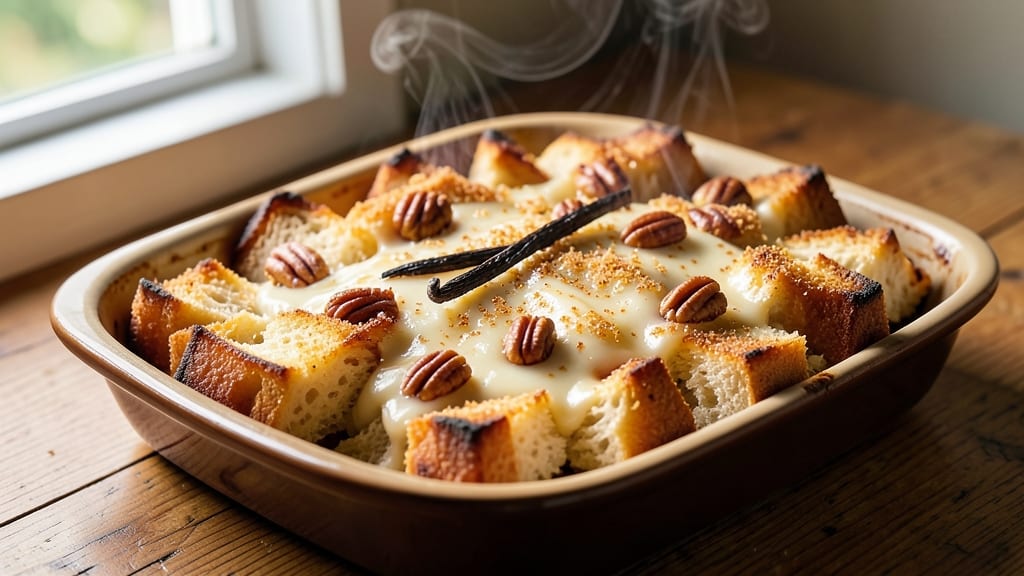 Acme Oyster House Bread Pudding Recipe: Bourbon-Infused Vanilla Swirls and Caramelized Top
