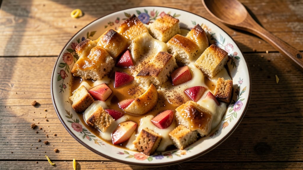 Apple Bread Pudding Recipe With Condensed Milk: Ultra-Rich Caramelized Centerpiece