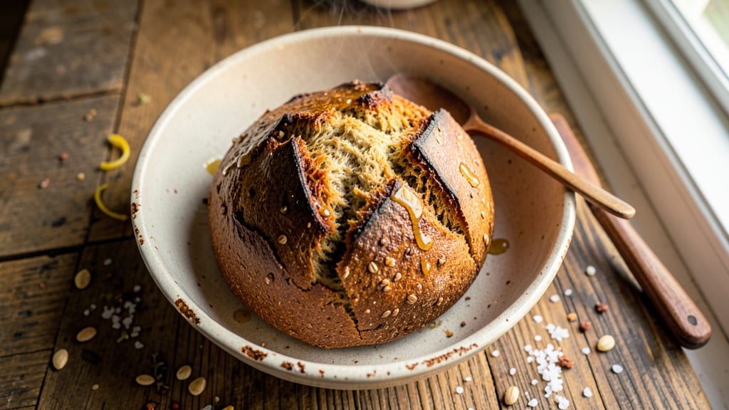 Artisan Whole Wheat Sourdough Bread Recipe: Nutty Depth and Crusty Crunch Without Kneading