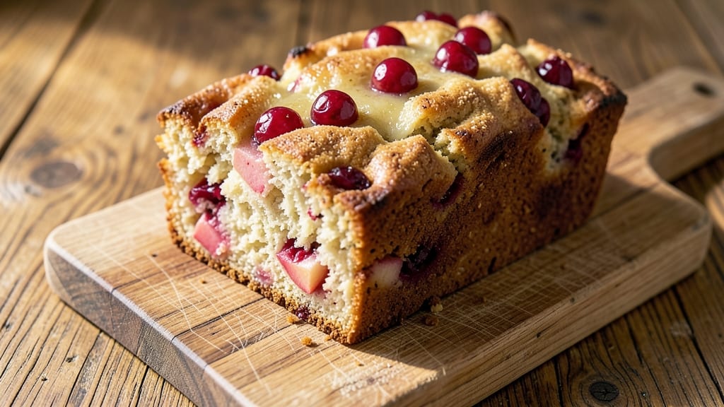 Apple Cranberry Quick Bread Recipe: Spiced Streusel Top That Caramelizes to Golden Perfection