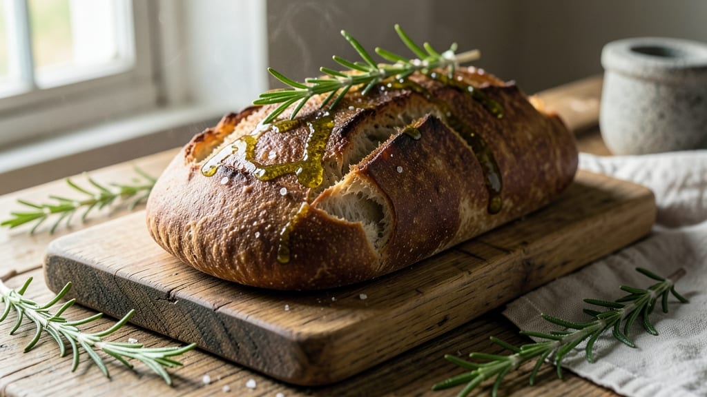 Authentic Tuscan Bread Recipe: Rustic Olive Oil Crust With Herbed Crumb