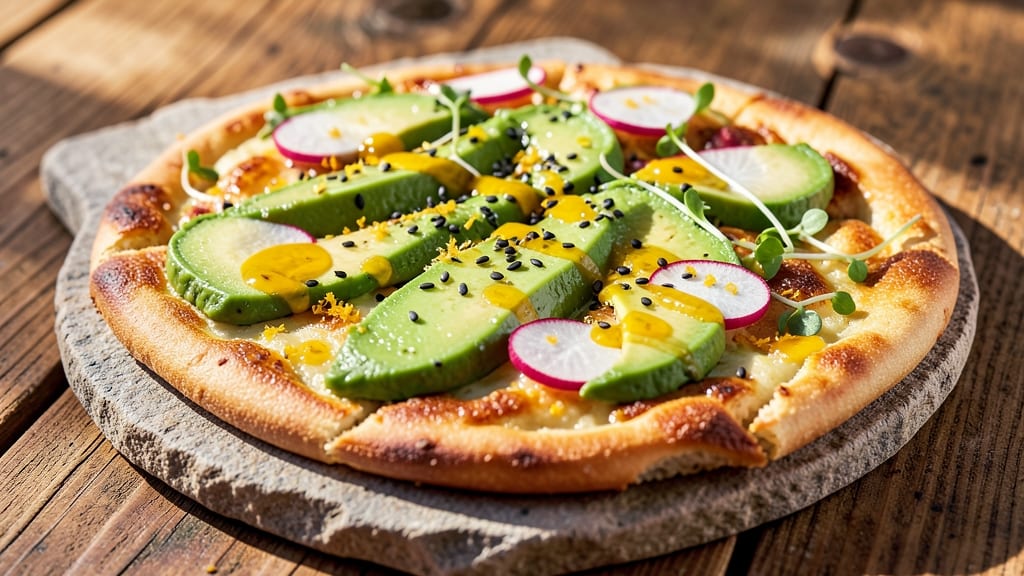 Avocado Flatbread Recipe: Crispy Edges and Creamy Avocado Spread