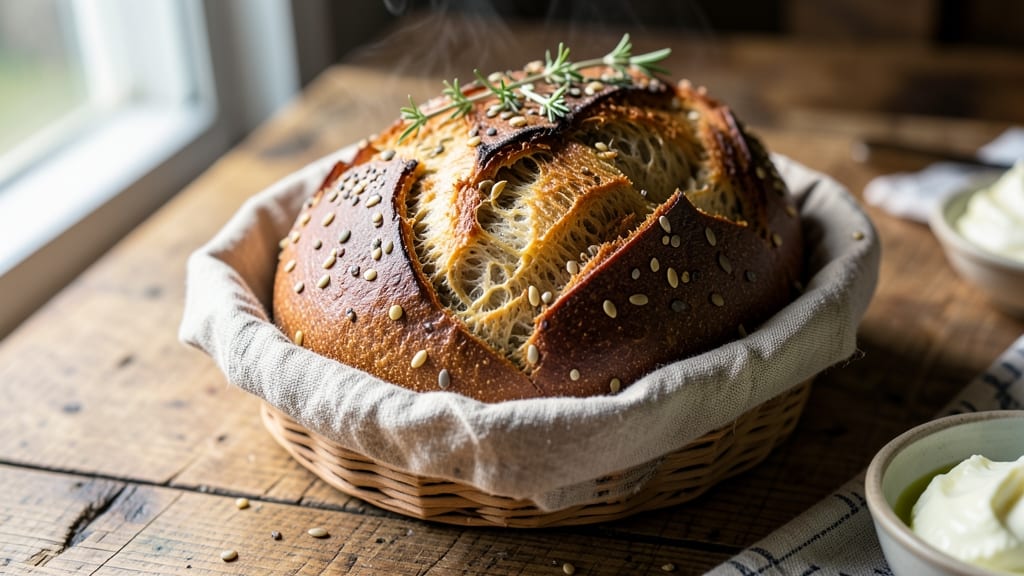 Artisan Seeded Bread Recipe: Nutty Crunch and Open Crumb Every Slice