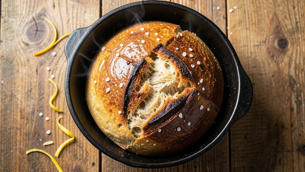 Artisan Sourdough Bread Recipe Dutch Oven: Crusty Crown and Open Crumb in One Bake