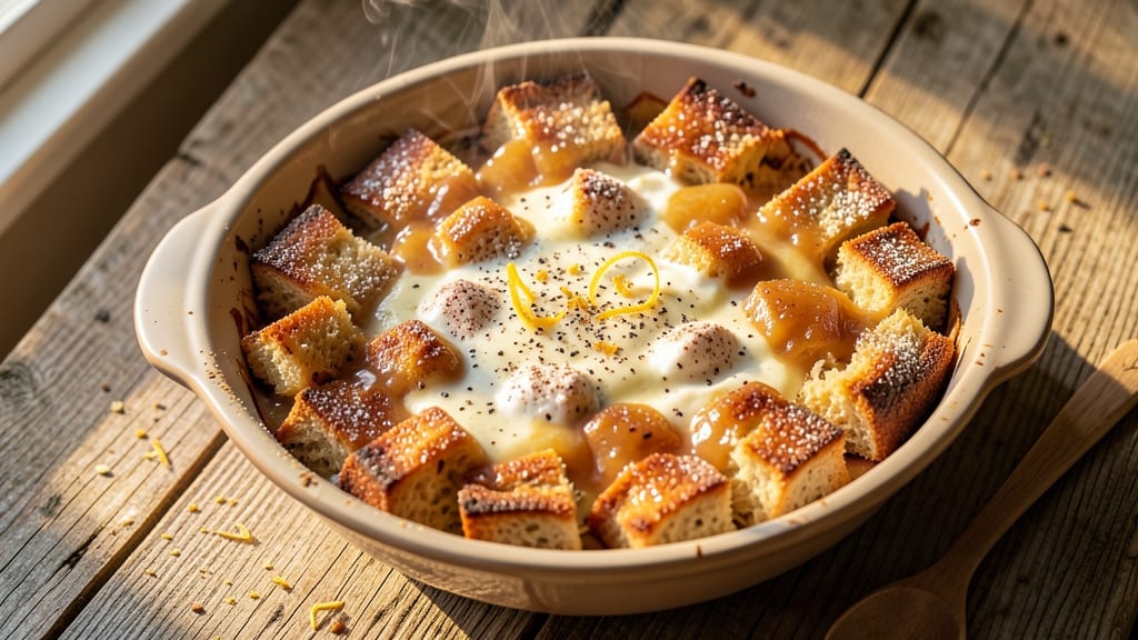 Applesauce Bread Pudding Recipe Healthy: Warm Spice and Cinnamon Swirls in One Bake