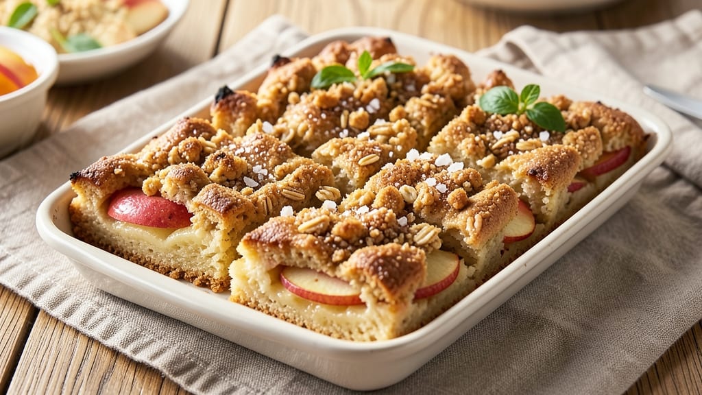 Apple Crisp Shortbread Bars Recipe: Buttery Crispy Base With Apple Streusel Magic