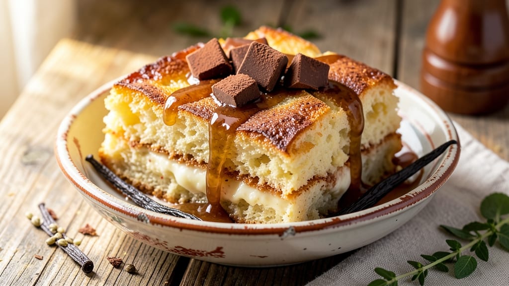 Authentic Mexican Bread Pudding Recipe: Cinnamon-Infused Spice and Vanilla Crunch