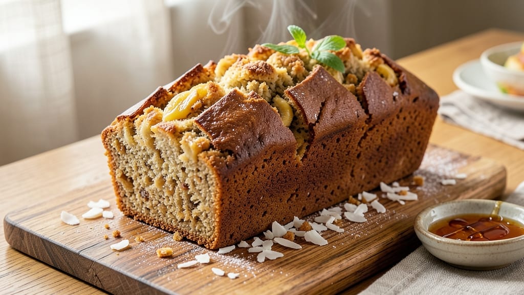 Australian Café-Style Banana Bread Recipe: Buttery Swirls and Warm Spice Infusion