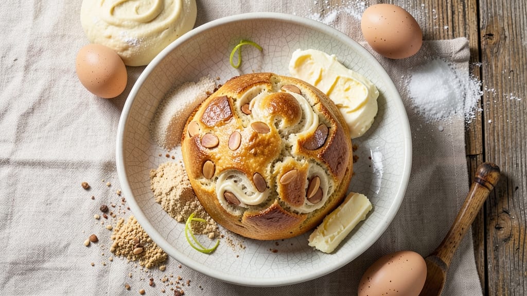 Almond-Filled Sweet Bread Recipe: Nutty Swirls and Golden Crust Delight