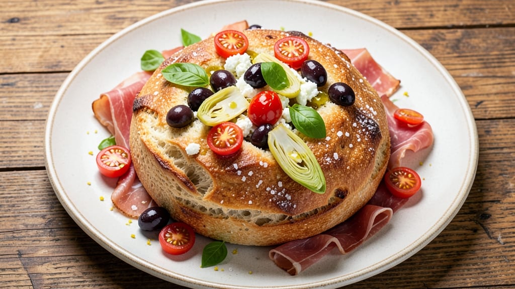 Antipasto Bread Loaf Recipe: Savory Cheese and Herb Swirls in One Bake